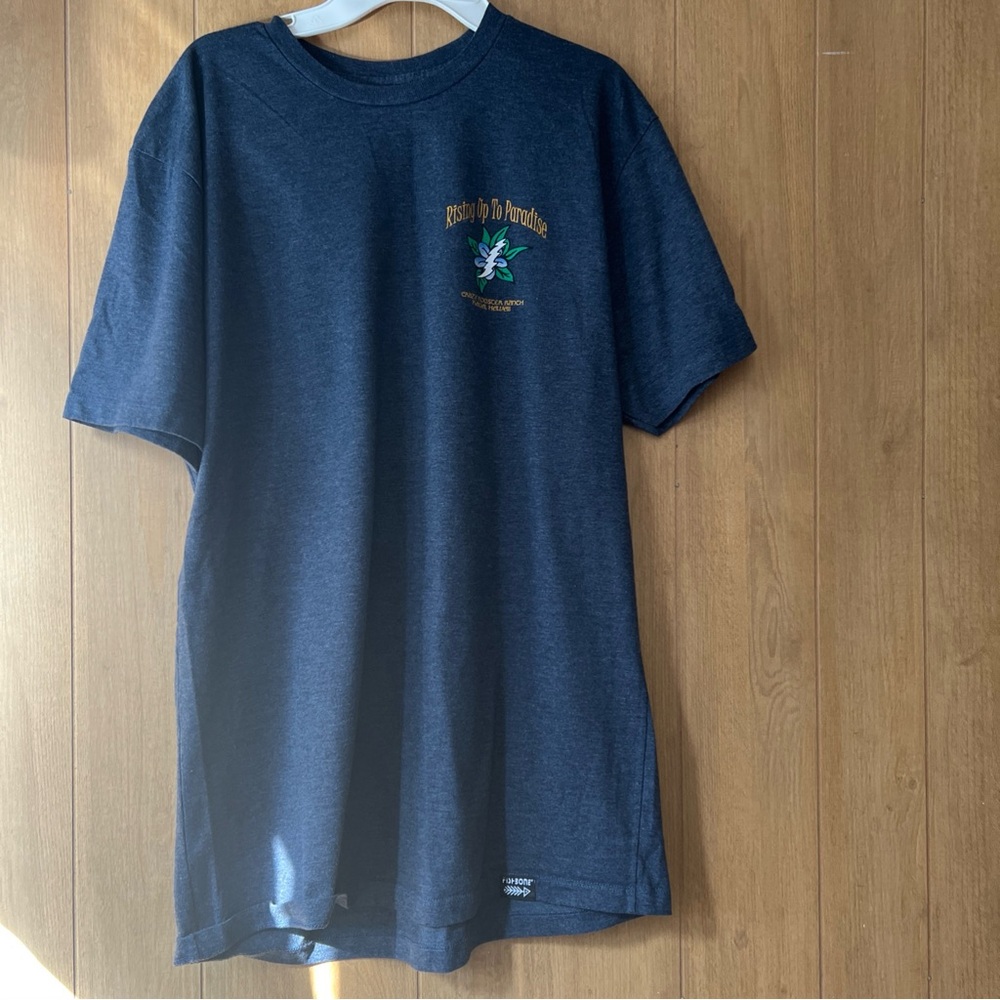 Fishbone Graphics & Screen Printing T-Shirt Men’s Size Large Gray Short Sleeve